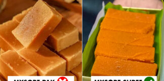 THE NAME OF A SWEET MYSORE PAK IS CHANGED ?